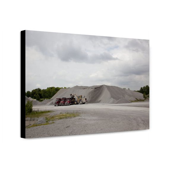 Canvas Print: Vulcan Materials Company Limestone Quarry, Tuscumbia, Alabama, 2010