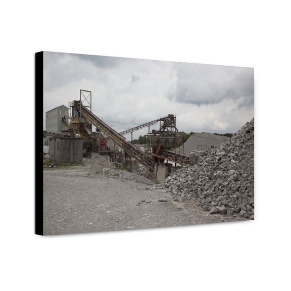 Canvas Print: Vulcan Materials Company Limestone Quarry, Tuscumbia, Alabama, 2010