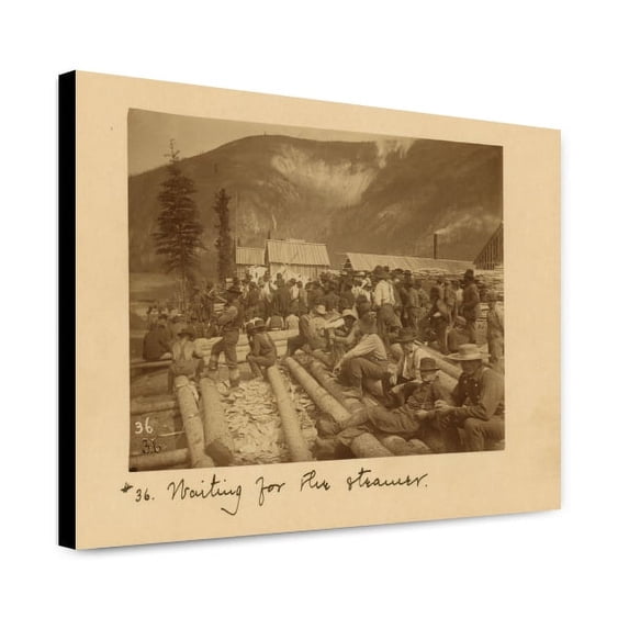 Canvas Print: Waiting For The Steamer, 1897