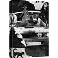 thumbnail image 1 of Canvas Print Wall Art Black & White Monkey in Car Collage Graffiti & Street Art Pop Culture Digital Art Modern Art Decorative Expressive Fun Urban for Living Room,Bedroom,Office - 12"x18", 1 of 5