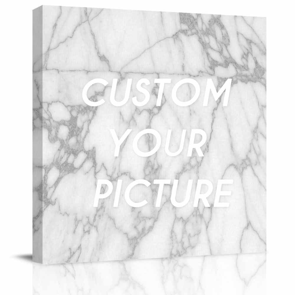 Canvas Print Wall Art Oil Paintings Abstract Marble Texture Picture ...