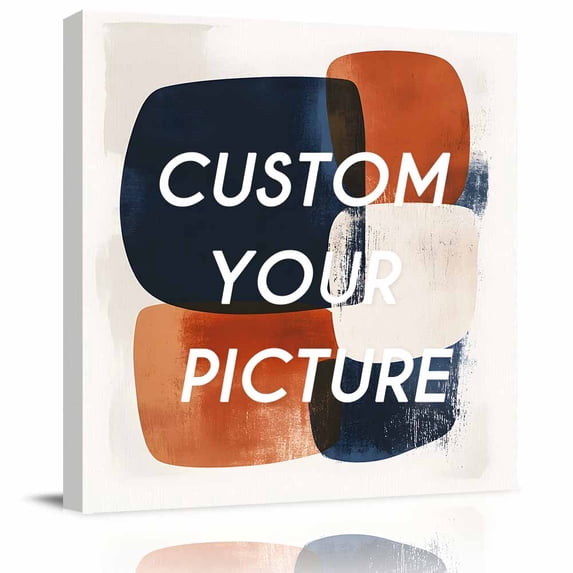 Canvas Print Wall Art Oil Paintings Bohemian Color Block Nordic Style ...