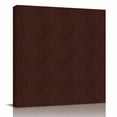thumbnail image 1 of Canvas Print Wall Art Oil Paintings Retro Brown Cowhide Leather Picture Prints Artwork for Living Room Kitchen Bathroom Bedroom,Stretched and Framed Ready to Hang,Vintage Solid Color Texture, 1 of 9