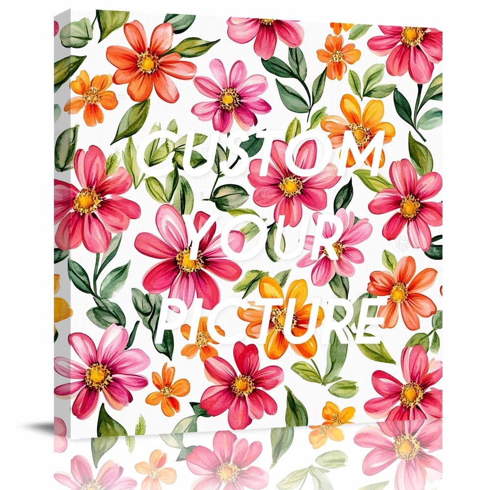 Canvas Print Wall Art Oil Paintings Spring Watercolor Wild Flower canvas-print-wall-art-oil-paintings-spring-watercolor-wild-flower