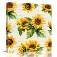 thumbnail image 1 of Canvas Print Wall Art Oil Paintings Summer Watercolor Sunflower Picture Prints Artwork for Living Room Kitchen Bathroom Bedroom,Stretched and Framed Ready to Hang,Green Leaves Retro Letter Texture, 1 of 9