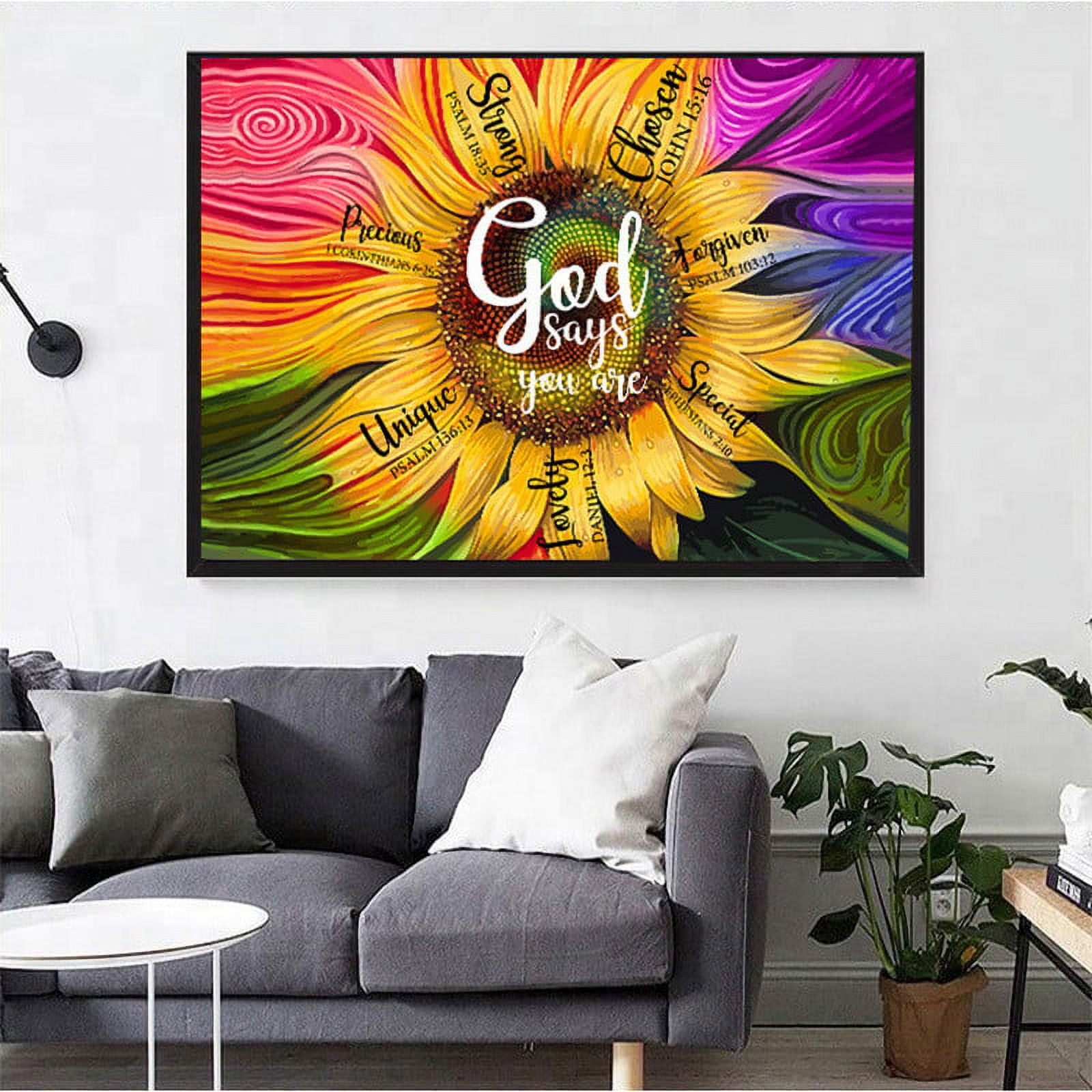 Canvas Print Wall Art Picture For Home Decor Bright Sunflower The canvas-print-wall-art-picture-for-home-decor-bright-sunflower-the