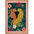 thumbnail image 1 of Canvas Print Wall Art Preppy Room Decor Tropical Jungle Flower Cheetah Teen Girls Wall Decor Decorative Posters, 1 of 3