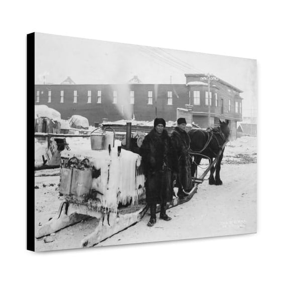 Canvas Print: Water Wagon, circa 1900