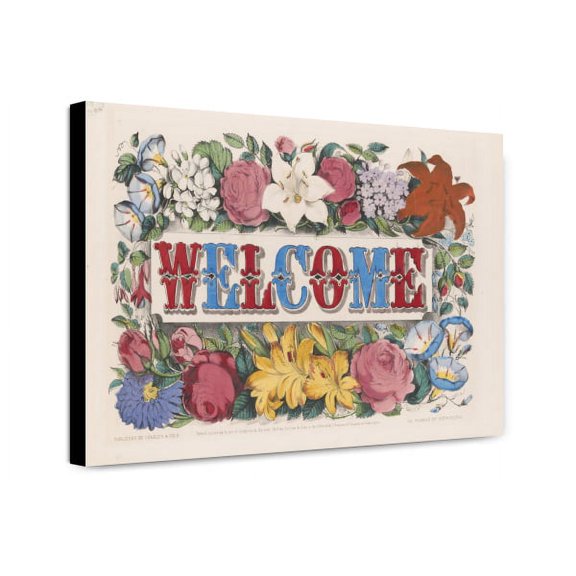 Canvas Print: Welcome, 1873