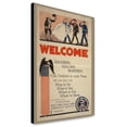 thumbnail image 1 of Canvas Print: Welcome Soldiers Sailors Marines Your Uniform Is Your Pass--We Can, 1 of 3