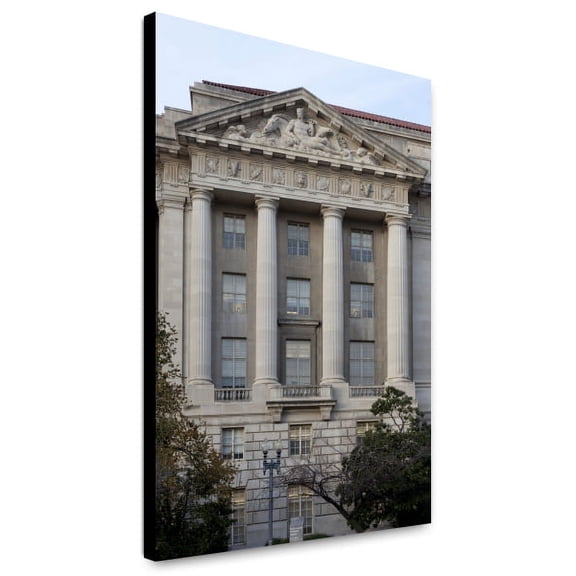Canvas Print: West Exterior, Epa East And West, Located On 12th And Constitution