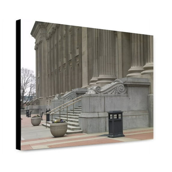 Canvas Print: West View, Birch Bayh Federal Building, Indianapolis, Indiana, 2009