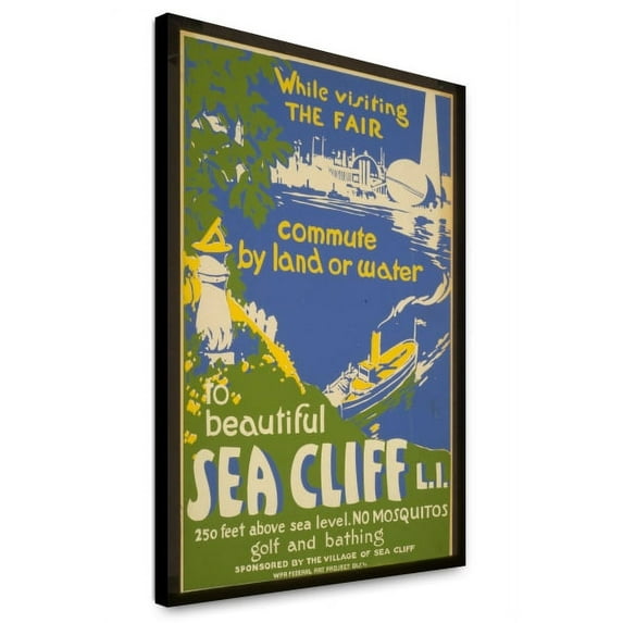 Canvas Print: While Visiting The Fair, Commute By Land Or Water To Beautiful Sea