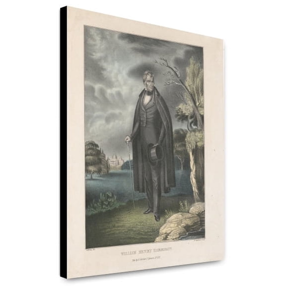 Canvas Print: William Henry Harrison, circa 1835