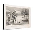 thumbnail image 1 of Canvas Print: Winter Sports - Pickerel Fishing, 1872, 1 of 3