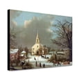thumbnail image 1 of Canvas Print: Winter Sunday In New England, 1 of 3