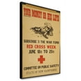 thumbnail image 1 of Canvas Print: Your Money Or His Life Subscribe To The War Fund - Red Cross Week -, 1 of 3