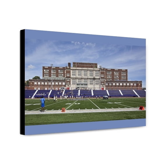 Canvas Print: Youth Football Game At Cardozo Senior High School, 1200 Clifton