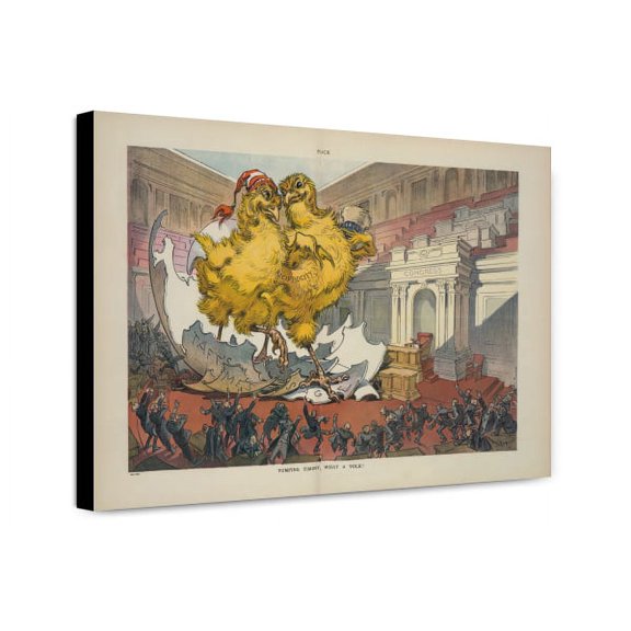 Canvas Print: Yuming Yiminy, What A Yolk!, 1911