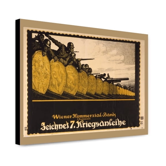 Canvas Print: Zeichnet 7. Kriegsanleihe, 1917