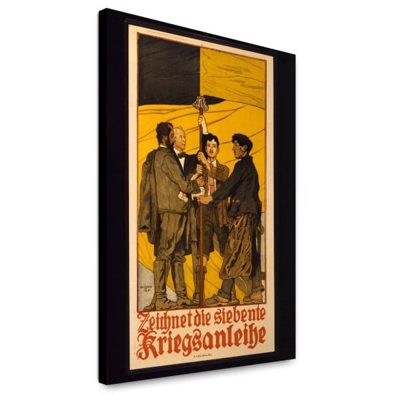 Canvas Print: Zeichnet Die Siebente Kriegsanleihe, 1917