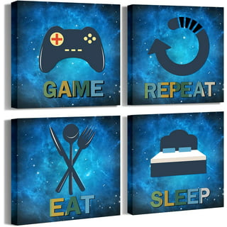 Eat Repeat Poster Game Sleep