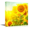 thumbnail image 1 of Canvas Prints Wall Art - Beautiful Sunflowers Blooming on The Field Growing Sunflower | Modern Wall Decor/Home Decoration Stretched Gallery Canvas Wrap Giclee Print &amp; Ready to Hang - 16" x 1, 1 of 4