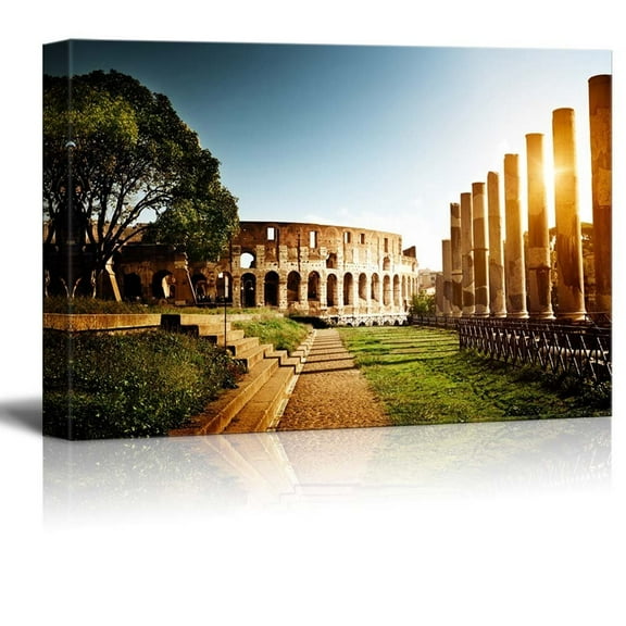 Canvas Prints Wall Art - Colosseum in Rome, Italy - 24" x 36"