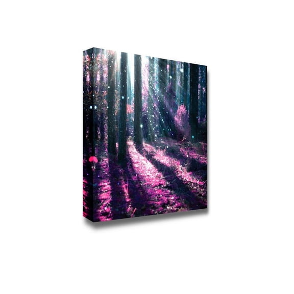 Canvas Prints Wall Art - Fantasy Landscape Mysterious Old Forest | Modern Wall Decor/Home Art Stretched Gallery Canvas Wraps Giclee Print & Ready to Hang - 12" x 12"