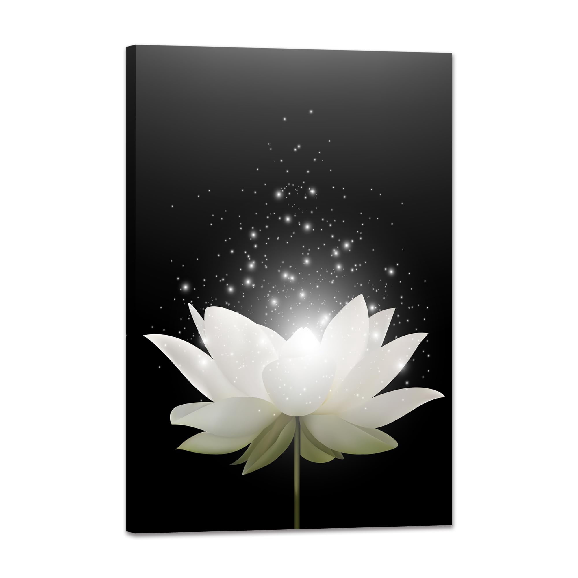 Canvas Prints Wall Art Lotus Flower Zen Painting Spa Bathroom Decor ...