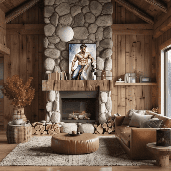 Canvas Prints Wall Art Print Decor  Framed Canvas Print 1218 inch - Horse Cowboy-8