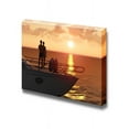 thumbnail image 1 of Canvas Prints Wall Art - Romantic Couple on a Pleasure Boat | Modern Wall Decor/Home Decoration Stretched Gallery Canvas Wrap Giclee Print &amp; Ready to Hang - 16" x 24", 1 of 4