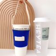 Canvas Reusable Bubble Boba Milk Tea Coffee Drinks Cup Bag Holder