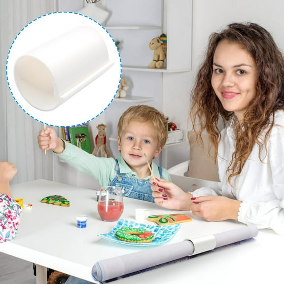 Canvas Roll Holder, Art Storage Tool, Bracket, Fixed Scroll System, for Painting Canvas Organization, Scroll Ring Storage Accessories | White KTFgvq