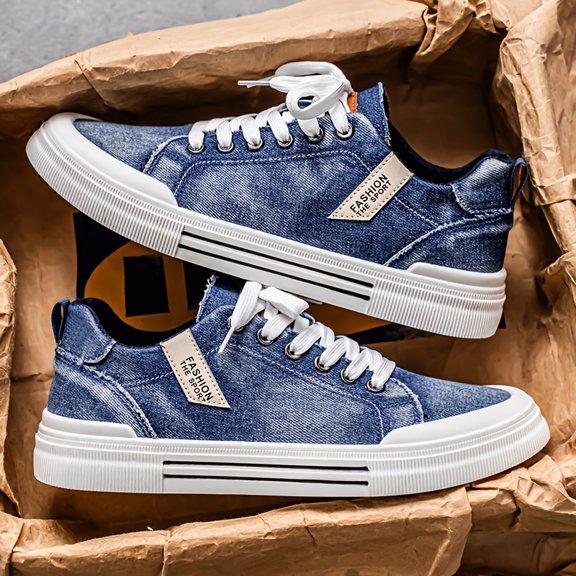 Canvas Shoes, Men's Casual Sports Shoes, Skate Shoes, Trendy Street Shoes, Fashionable Walking Shoes, Light and Comfortable, Shoes for Men, Men's Sports Shoes, Men Shoes.