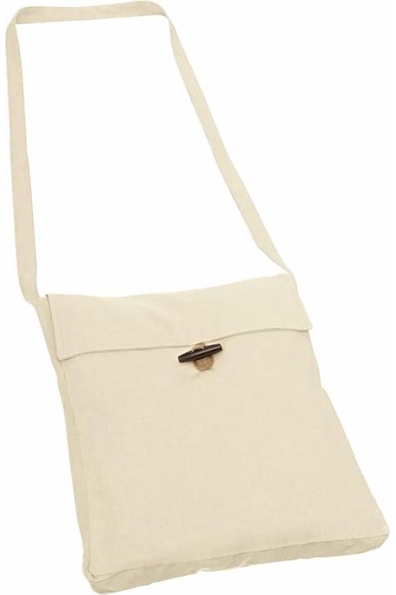 Canvas Shoulder Bag, Pilgrim Pouch Bag Renaissance Viking Cosplay Accessory