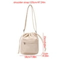 thumbnail image 1 of Canvas Small Shoulder Bag, Lightweight Waterproof Crossbody Bag, Multi Pocket Casual Cloth Bag, Portable Travel Storage Bag, Daily Commute Outdoor Sports Handbag For Men Women, 1 of 2