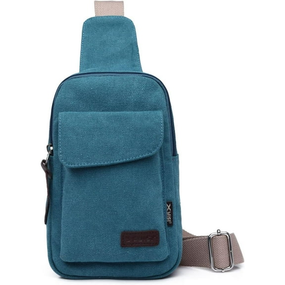 Canvas Sling Bag Crossbody Backpack for Women & Men Chest Bag