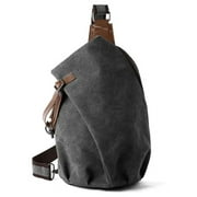 Canvas Sling Bag, Sling Backpack, Crossbody Shoulder Bag for Men Juzar Tapal Collection