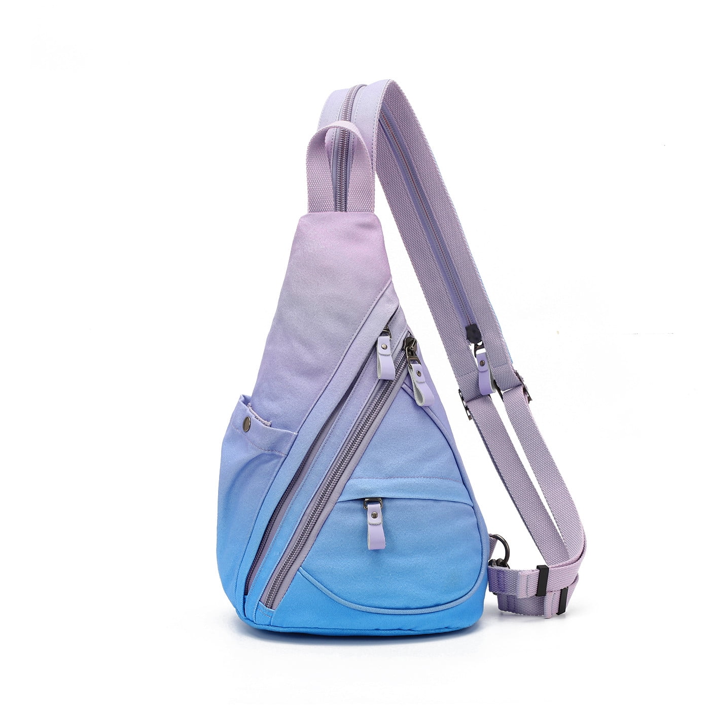 Canvas Sling Bag - Small Crossbody Backpack Shoulder Casual 