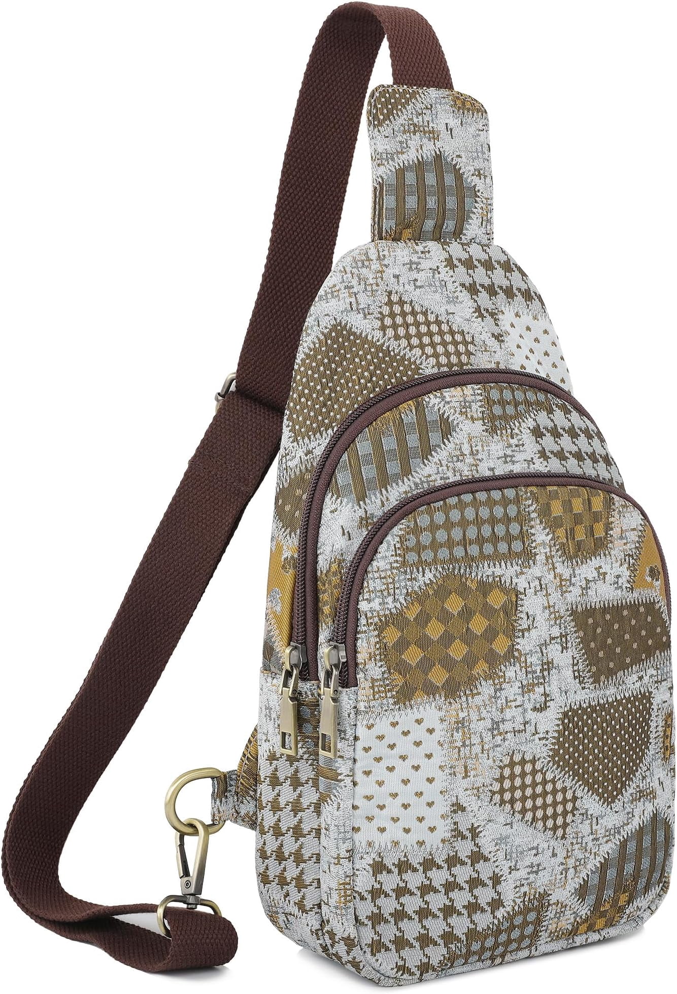 Canvas Sling Bag for Wome Crossbody Purse Small Sling Backpack Purse ...