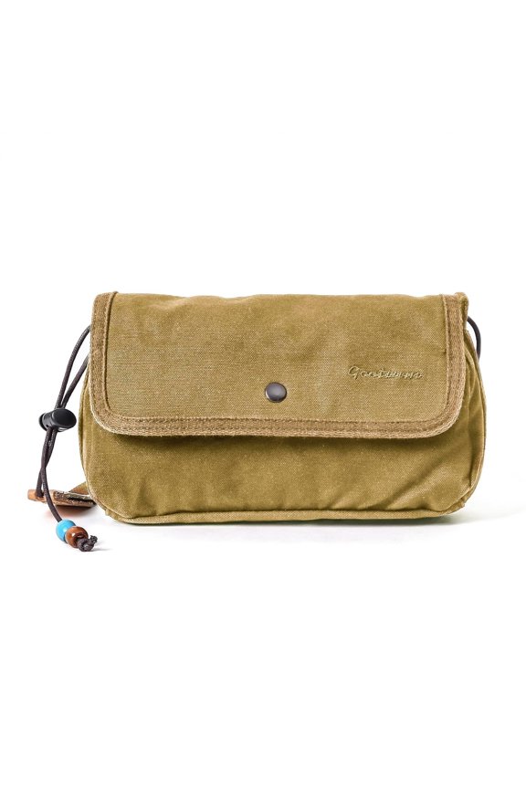 Canvas Small Crossbody Purse - Flap Bag Daily Essentials Pouch