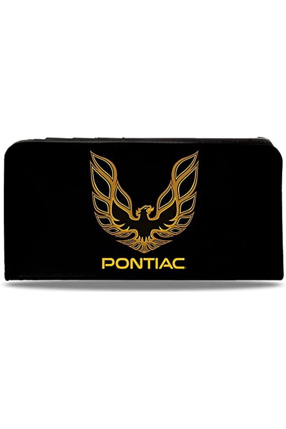 Canvas Snap Wallet - Firebird PONTIAC Logo Black/Golds