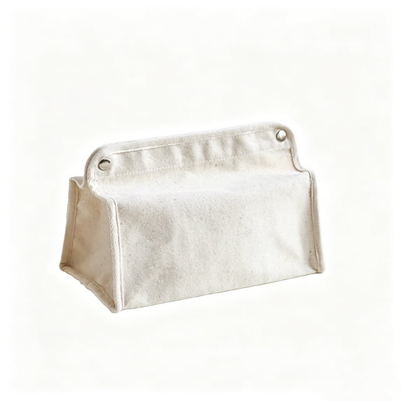 Canvas Tissue Box Cover Tissue Storage Bag For Living Room Bedroom ...