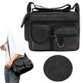 thumbnail image 1 of Canvas Tool Bag Multifunctional Electrician Hand Tool Storage Organizer With Adjustable Shoulder Strap Large Capacity For Home Repair Diy, 1 of 9