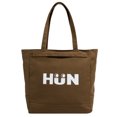 thumbnail image 1 of Canvas Tote Bag For Women, Causal Shoulder Bag With Zipper and Pocket For Travel Beach Work Shopping - Coffee, 1 of 6