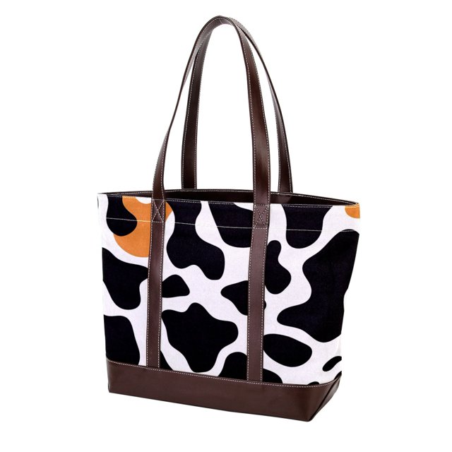 Canvas Tote Bag, Large Tote Bags for Women, Women's Tote Handbags, Cow