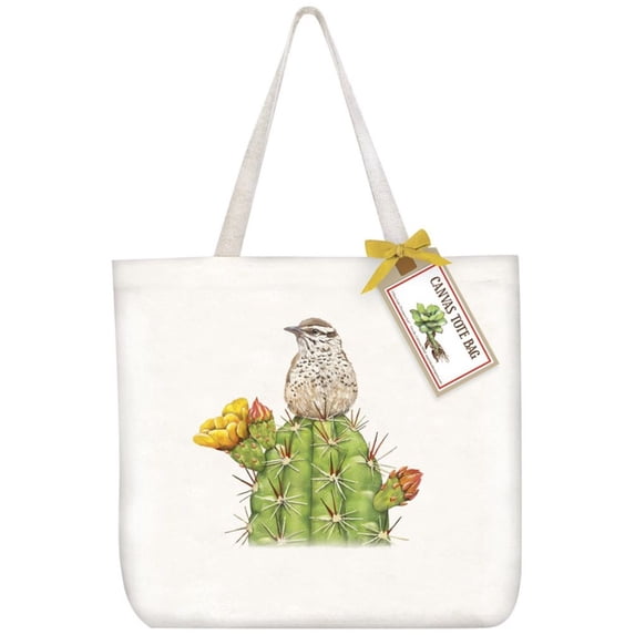Canvas Tote Bag Mary Lake Thompson Cactus Bird