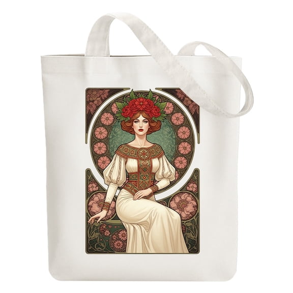 Canvas Tote Bag Reusable Cotton Bag for Women Durable Cloth Shoulder Bags with Zipper Pockets1pc