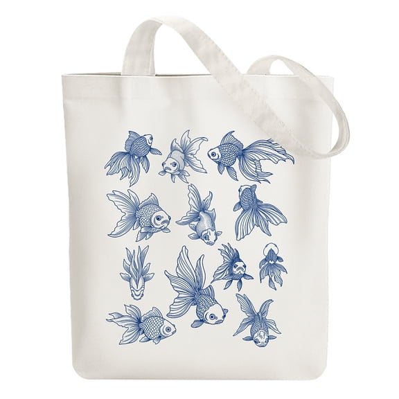 Canvas Tote Bag Reusable Cotton Bag for Women Large 14.96"x 15.74" Cloth Shoulder Bags with Zipper Pockets 1 pc